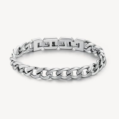 Brosway Bracciale Catena Uomo Acciaio Ink