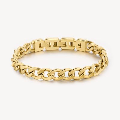 Brosway Bracciale Catena Uomo Acciaio Gold Ink