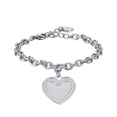 Luca Barra Bracciale Donna Cuore Per Incisione