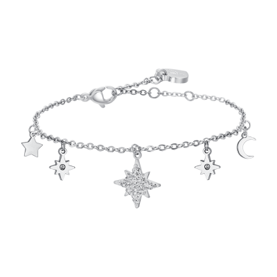 Luca Barra Bracciale Acciaio Stella di Sissi