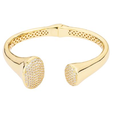 Barbieri Bracciale Metallo Dorato con Zirconi