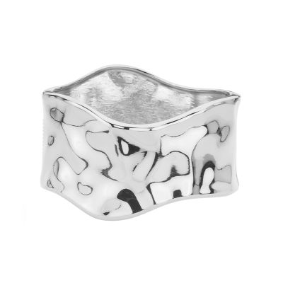 Barbieri Bracciale Rigido Metallo Martellato