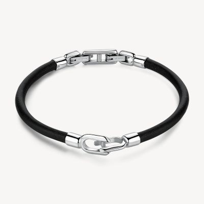 Brosway Bracciale Pelle e Acciaio con Passante
