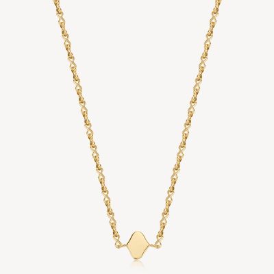 Brosway Collana Acciaio Gold con Piastra Essential