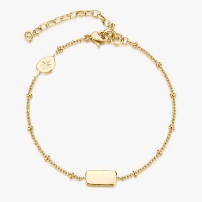 Brosway Bracciale Acciaio Gold Con Piastra Essential