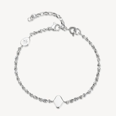 Brosway Bracciale Acciaio Con Piastra Essential