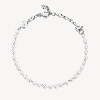 Brosway Bracciale Acciaio Con Perle Essential