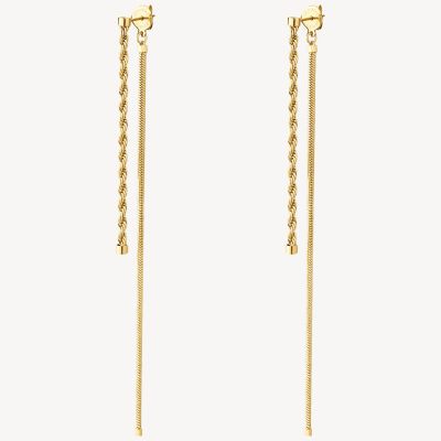 Brosway Orecchini Pendenti Acciaio Gold Essential