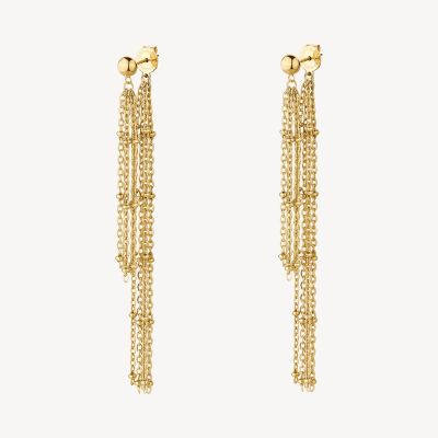 Brosway Orecchini Pendenti Acciaio Gold Essential