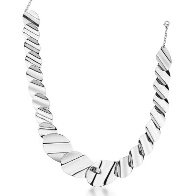 Brosway Collana Acciaio con Zircone Bloom