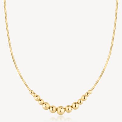 Brosway Collana Acciaio Gold Sfere Degradè