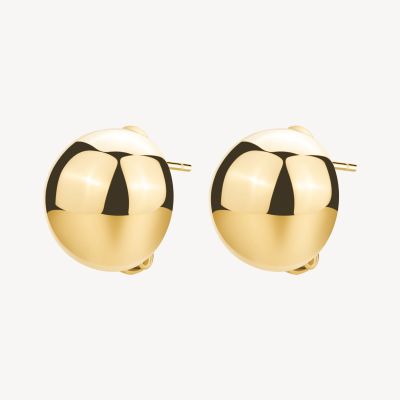 Brosway Orecchini Lobo Acciaio Gold Perfect