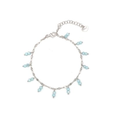 Io & Te Bracciale Argento Cristalli Turchesi