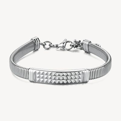 Brosway Bracciale Snake Acciaio e Piastra Riptide