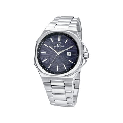 Luca Barra Orologio Acciaio Solo Tempo Quadrante Blu