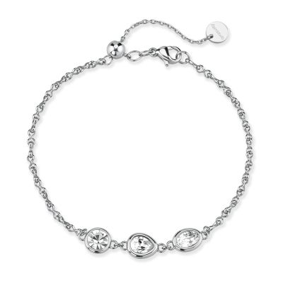 Brosway Bracciale Acciaio Cristalli Bianchi Symphonia