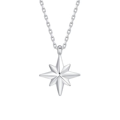 Luca Barra Collana Acciaio con Rosa Dei Venti