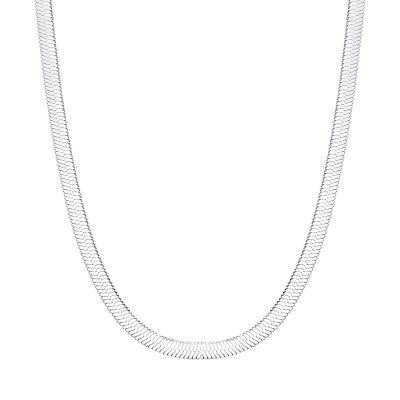 Luca Barra Collana Snake Acciaio 4 mm