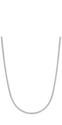 Luca Barra Collana Acciaio Maglia Sottile 1 mm