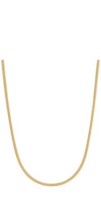 Luca Barra Collana Acciaio Gold Maglia Sottile 1 mm