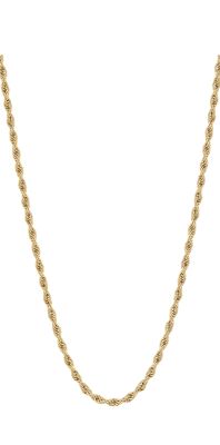 Luca Barra Collana Acciaio Gold Maglia 2.5 mm