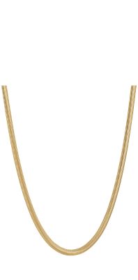 Luca Barra Collana Acciaio Gold Maglia 5X2 mm