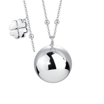 Luca Barra Collana Chiama Angeli con Quadrifoglio