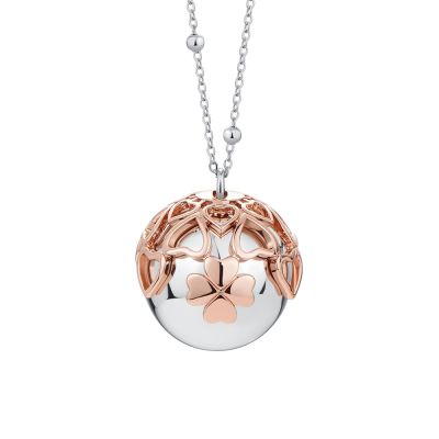 Luca Barra Collana Chiama Angeli Quadrifoglio Rosè