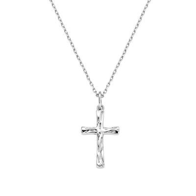 Amen Collana Argento Con Croce