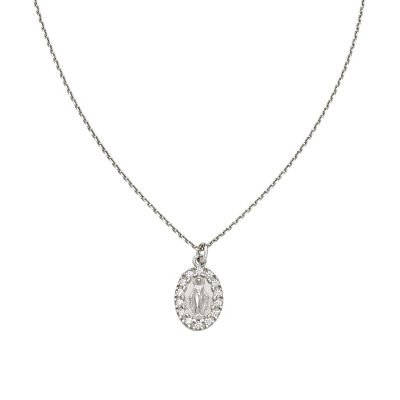 Amen Collana Argento Madonnina Miracolosa