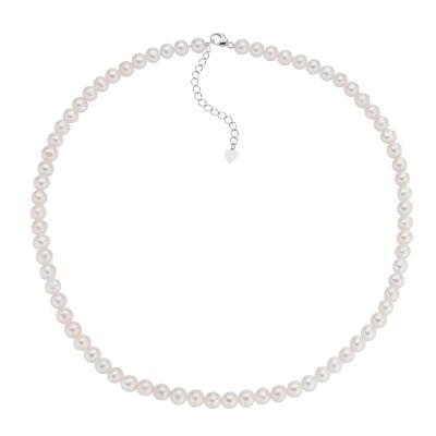 Amen Collana Argento Perle di Fiume 6 mm