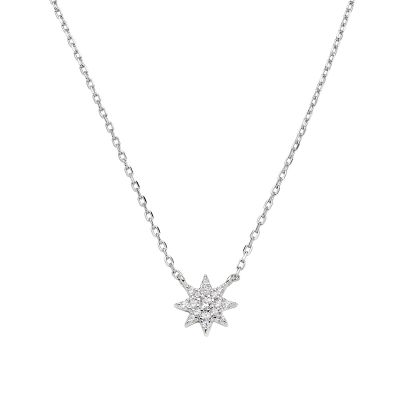 Amen Collana Argento Stella Zirconata
