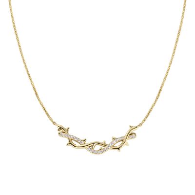 Amen Collana Argento Gold Corona di Spine