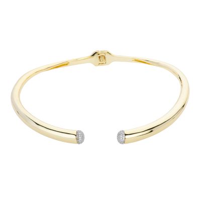 Barbieri Collana a Molla Metallo Gold e Zirconi