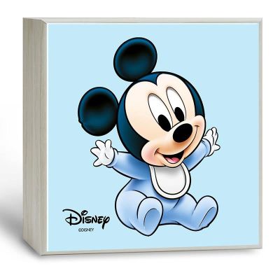 Disney Portagioie Mickey Mouse Legno 14X14