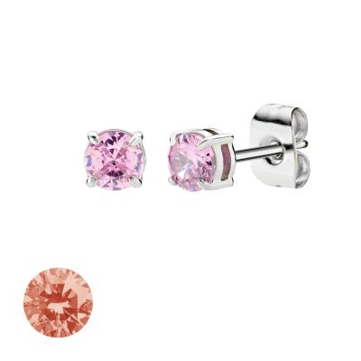 Doodle Orecchini Acciaio Punto Luce 4 mm