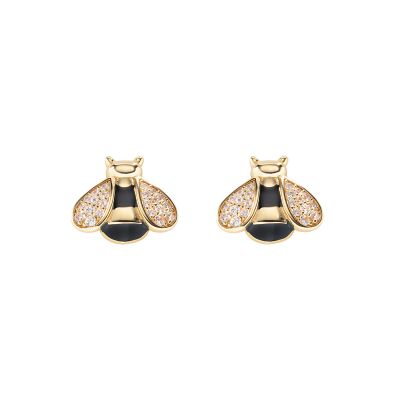 Amen Orecchini Argento Ape Gold e Nera