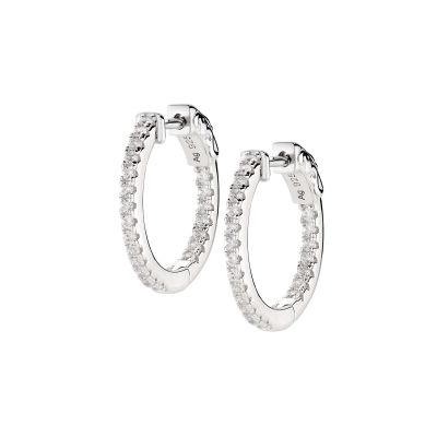 Amen Cerchi Argento 20 mm Zirconi 1.5 mm