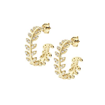Amen Cerchio Argento Gold Foglie di Olivo