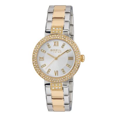 Breil Solo Tempo Acciaio Bicolore Quadrante Silver Dance Floor
