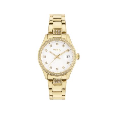 Breil Solo Tempo Acciaio Gold Quadrante Bianco Elegance