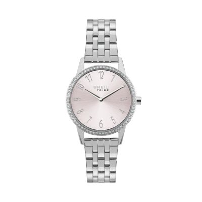 Breil Solo Tempo Acciaio Quadrante Rosa Twinkle