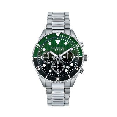 Breil Cronografo Acciaio Quadrante Verde Overhand