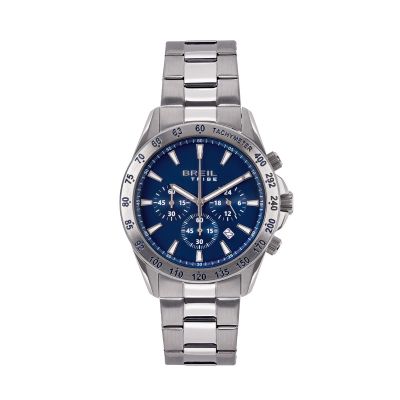 Breil Cronografo Acciaio Quadrante Blu Sideline