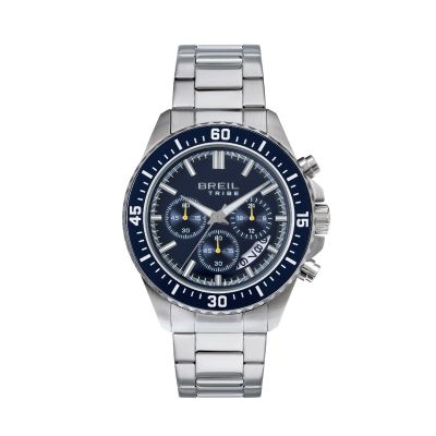 Breil Cronografo Acciaio Quadrante Blu Trial
