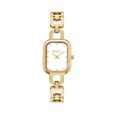 Breil Solo Tempo Acciaio Gold Quadrante Bianco Bon Ton