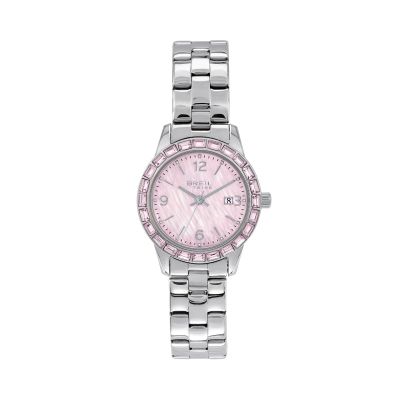Breil Solo Tempo Acciaio Quadrante Rosa Glow And Go