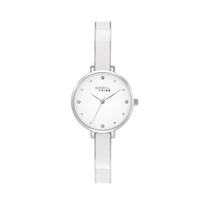 Breil Solo Tempo Acciaio Quadrante Bianco Sorbet Time