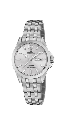 Festina Orologio Donna Acciaio Solo Tempo Quadrante Rosa