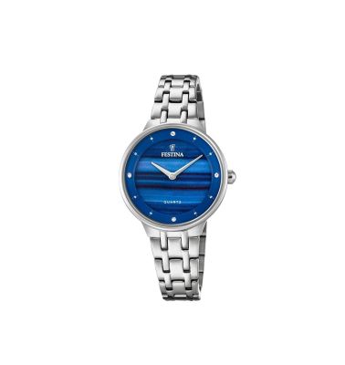 Festina Orologio Solo Tempo Acciaio Quadrante Blu